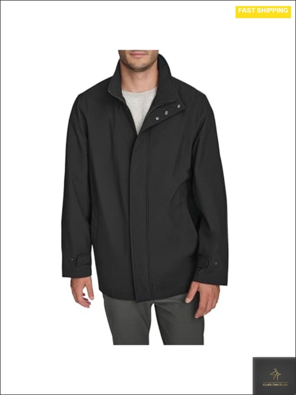 Men's Water Resistant Windproof Soft Shell Bib Jacket, Polyester